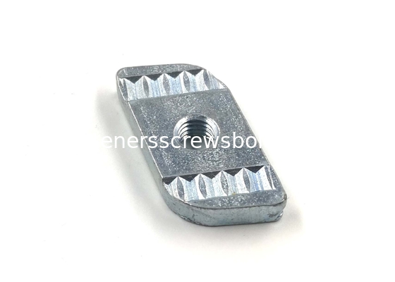 Special Custom-made Galvanized Square Nuts Used with Channel Steel supplier