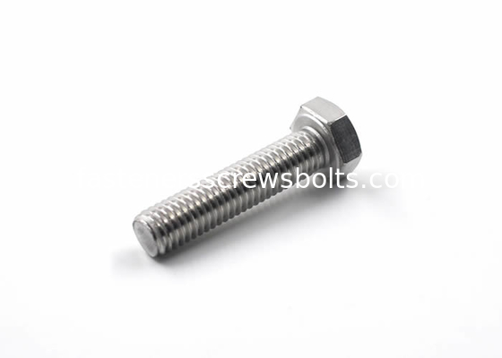 ASME B18.2.1 Stainless Steel Hex Head Screws For Food Processing Machines supplier