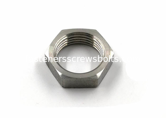 Thin Stainless Steel Hex Nut M20 Galvanized Surface Finish High Accuracy supplier