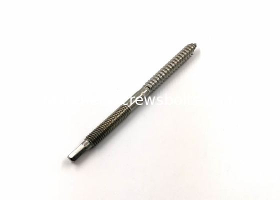 Hex End Stainless Steel Hanger Bolts High Strength For Fixing Solar Panels supplier