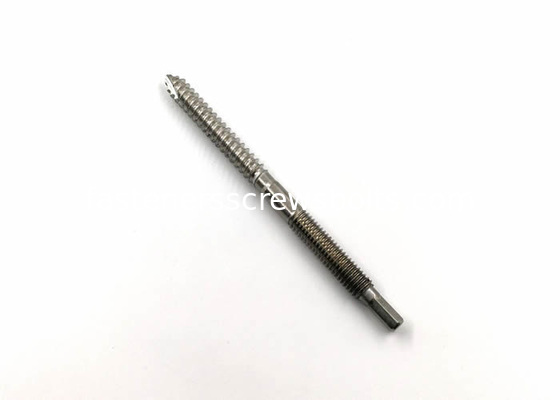 Hex End Stainless Steel Hanger Bolts High Strength For Fixing Solar Panels supplier