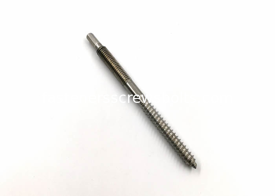 Hex End Stainless Steel Hanger Bolts High Strength For Fixing Solar Panels supplier