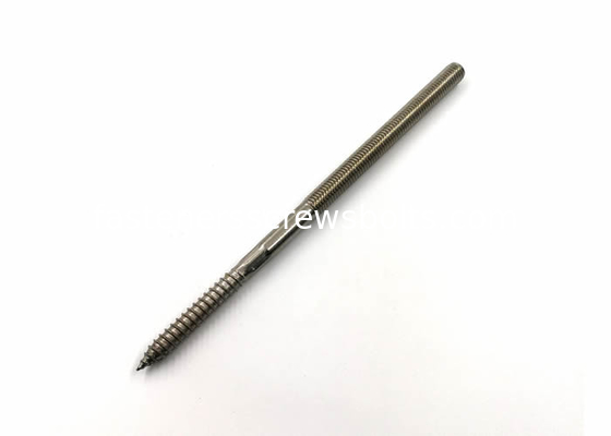 SUS316 A4 Stainless Steel Hanger Bolts With Metric Threads and Wood Threads supplier