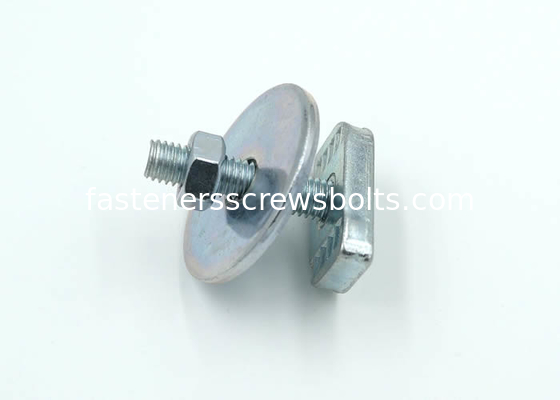 Galavanized Mild Steel Square Head Bolts with Hex Nuts and Flat Washers supplier