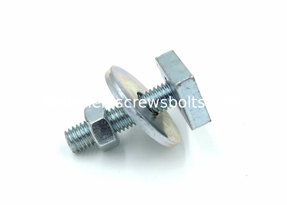 Galavanized Mild Steel Square Head Bolts with Hex Nuts and Flat Washers supplier