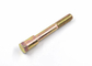 Yellow Zinc Plated Custom Screws Bolts Stainless Hex Bolts With Round Neck supplier