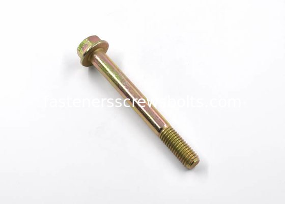 Yellow Zinc Plated ASME Grade 5 Hex Flange Head Bolt Used in Construction Fields supplier