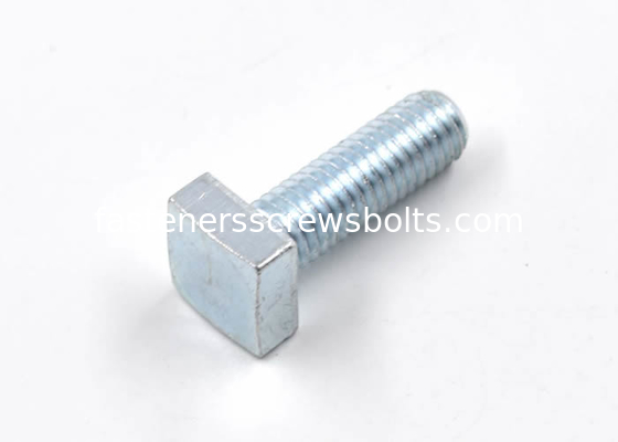 Mild Steel Square Head Bolts M8 Grade 4.8 For Open Construction Sites supplier