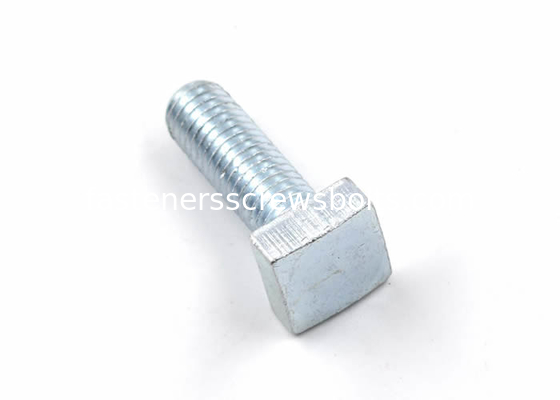 Mild Steel Square Head Bolts M8 Grade 4.8 For Open Construction Sites supplier