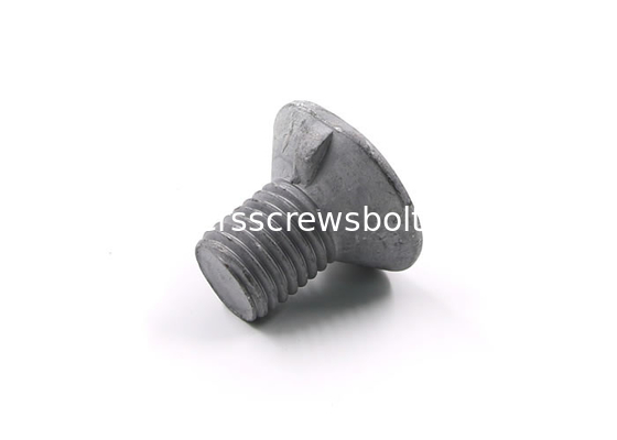 Grade 4.8 DIN604 Flat Countersunk Nib Bolt SAE1008 Material Hot Dip Galvanized supplier