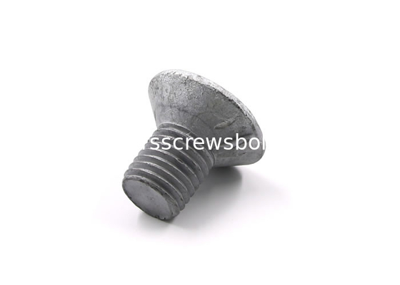 Grade 4.8 DIN604 Flat Countersunk Nib Bolt SAE1008 Material Hot Dip Galvanized supplier