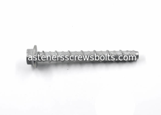 Hardened Fasteners Screws Bolts Indented  Serrated Hex Head Concrete Screws supplier