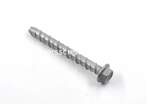 Hardened Fasteners Screws Bolts Indented  Serrated Hex Head Concrete Screws supplier