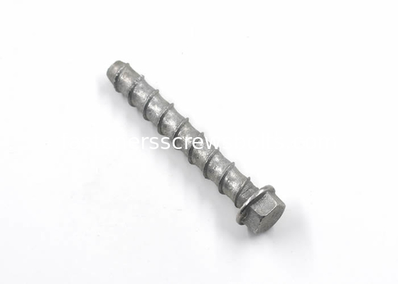 Mechanical Galvanized Fasteners Screws Bolts Hex flang head concrete screws supplier