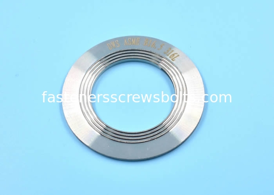 Stainless Steel Metal Serrated Gaskets for Use in Chemical Plants supplier