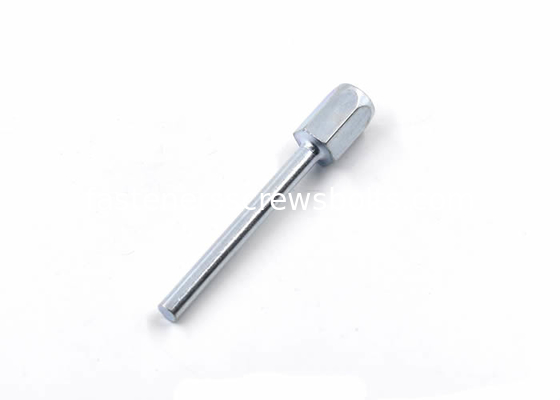 Mild Steel Pins Hex Head Pins With Inner Thread High Flexural Strength supplier