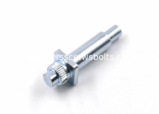 Precision Custom Steel Pins With Straight Knurls For Electrical Equipments supplier