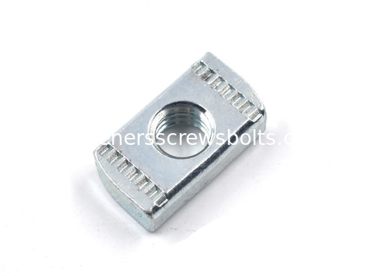 Custom-made Galvanized Square Steel Nuts Used with Channel Steel channel nuts supplier