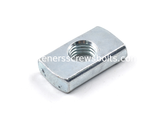 Custom-made Galvanized Square Steel Nuts Used with Channel Steel channel nuts supplier