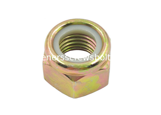 Galvanized Prevailing Torque Type Hexagon Nuts with Nylon Insert Grade 10 supplier