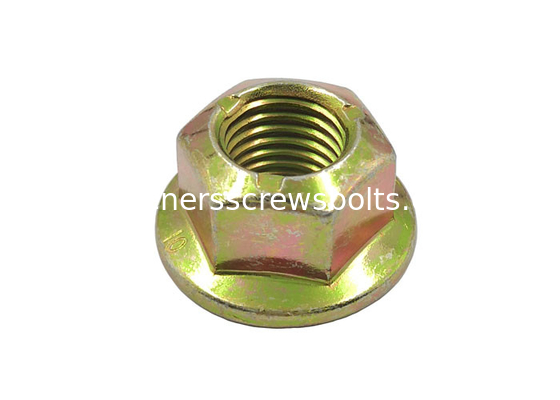 Galvanized ISO7044 3-Point All-Metal Prevailing Torque Type Hexagon Flange Nuts Grade 10 supplier