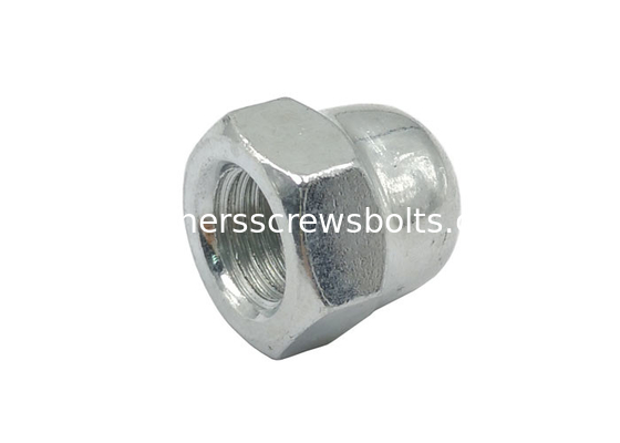 Zinc Plated Mild Steel Grade 6 Hexagon Domed Cap Nuts DIN1587 supplier