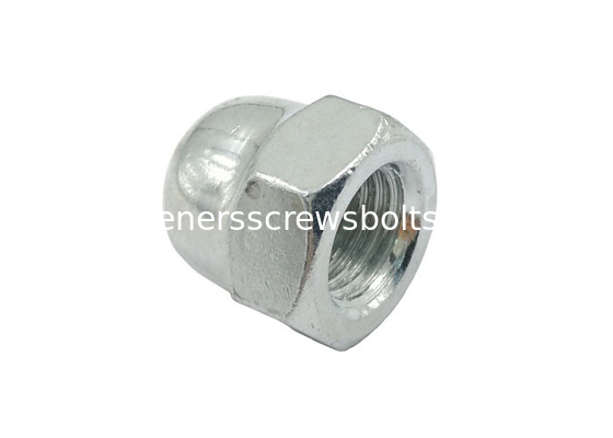 Zinc Plated Mild Steel Grade 6 Hexagon Domed Cap Nuts DIN1587 supplier